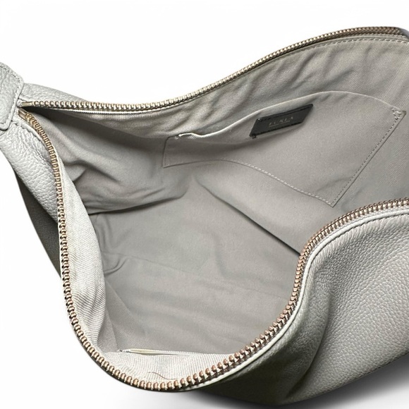 Furla Gray Pebbled Leather Hobo Bag - Picture 3 of 4